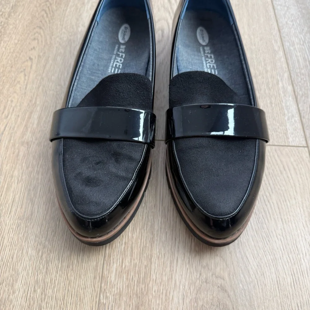 Dr Scholl's Shoes Webster Black Loafers Be Free Energy Tech